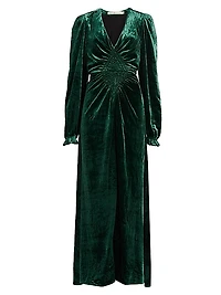 Elsabeth Velvet Maxi-Dress