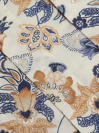 Umi Floral Tieneck Blouse