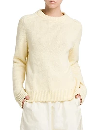 Textured Cotton-Wool Sweater