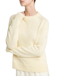 Textured Cotton-Wool Sweater