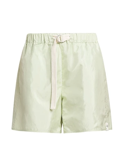 Drawstring Satin Shorts