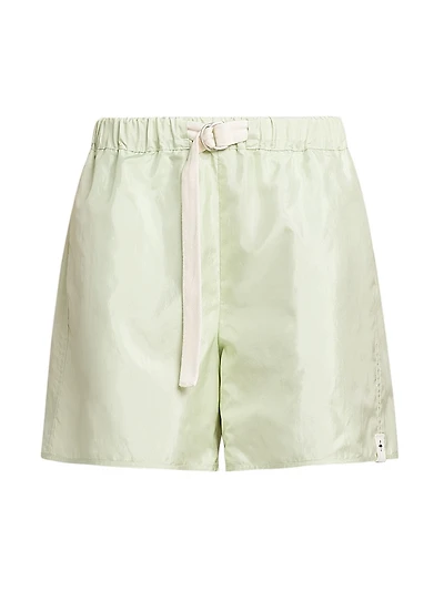 Drawstring Satin Shorts
