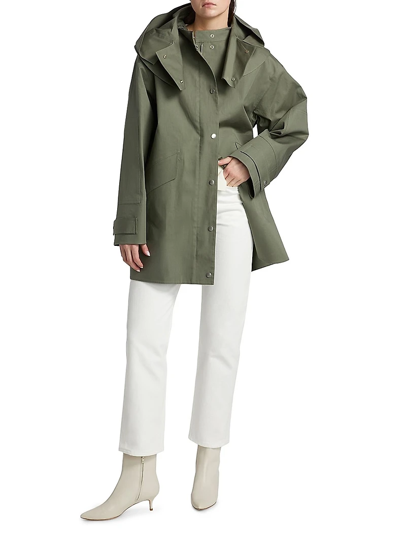 Hooded Parka Raincoat