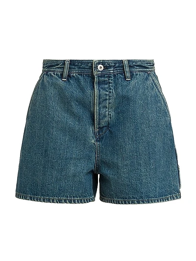 Denim High-Rise Shorts