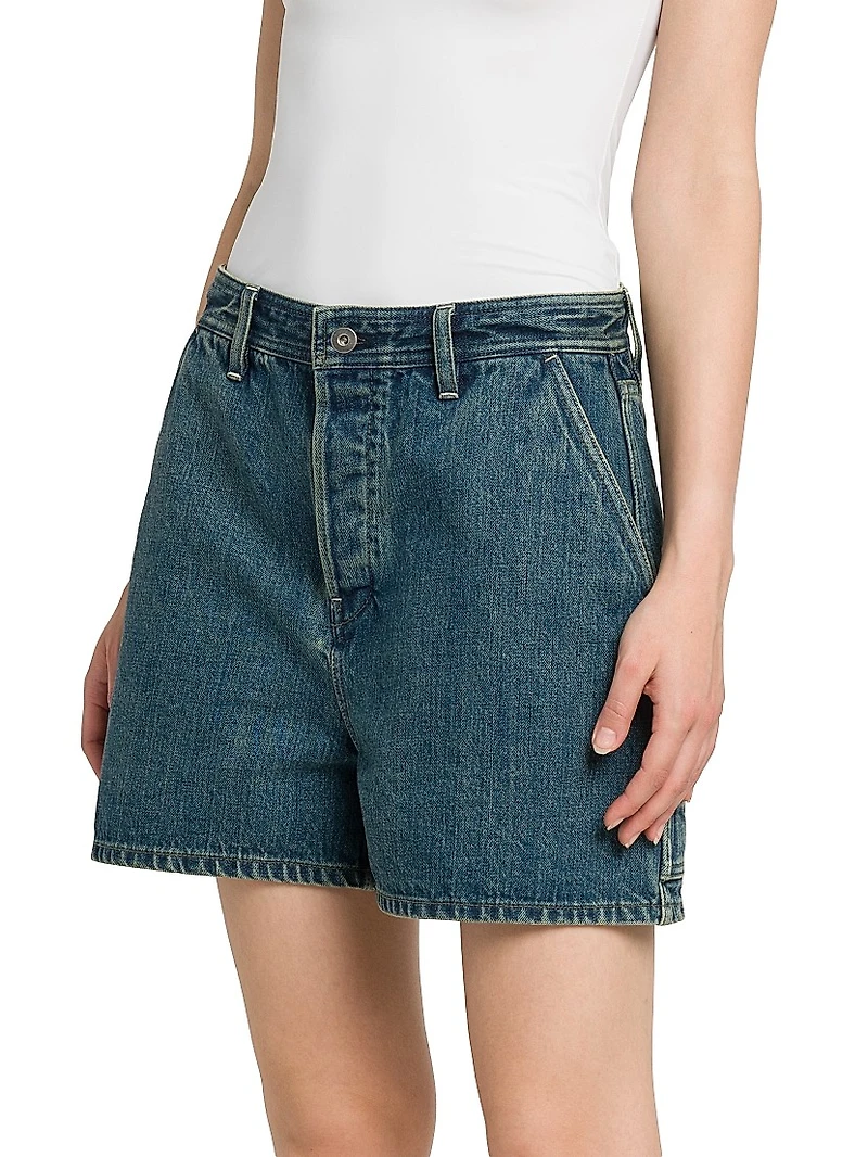 Denim High-Rise Shorts
