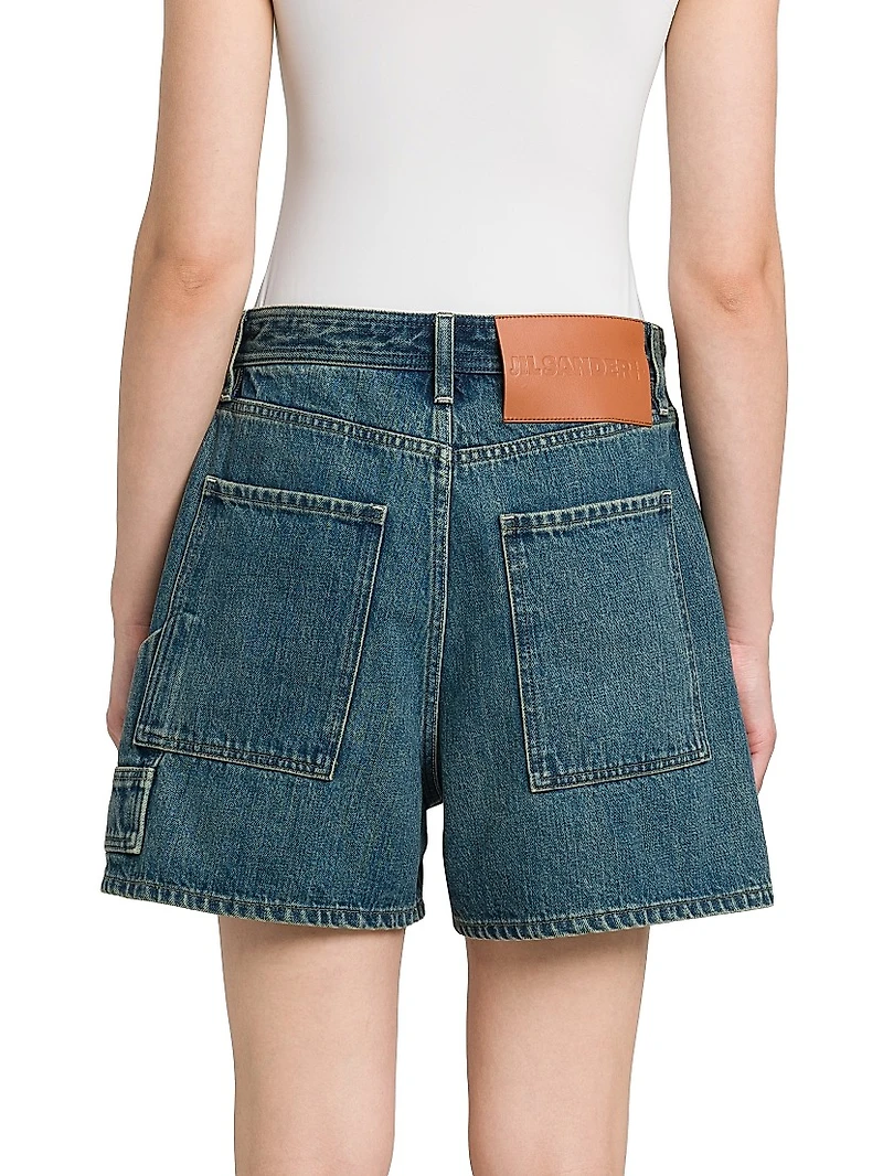 Denim High-Rise Shorts