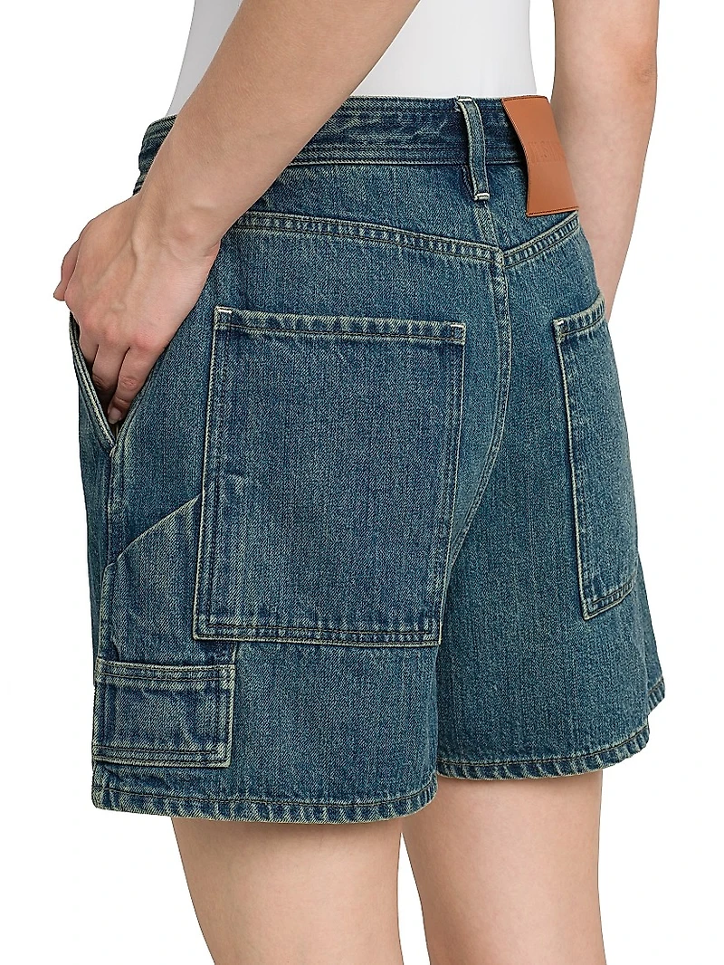 Denim High-Rise Shorts
