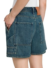 Denim High-Rise Shorts