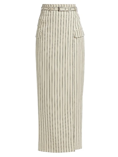 Ula Striped Maxi Skirt