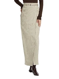 Ula Striped Maxi Skirt