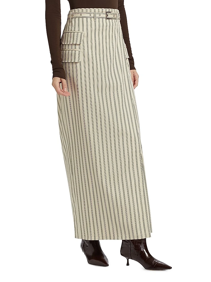 Ula Striped Maxi Skirt
