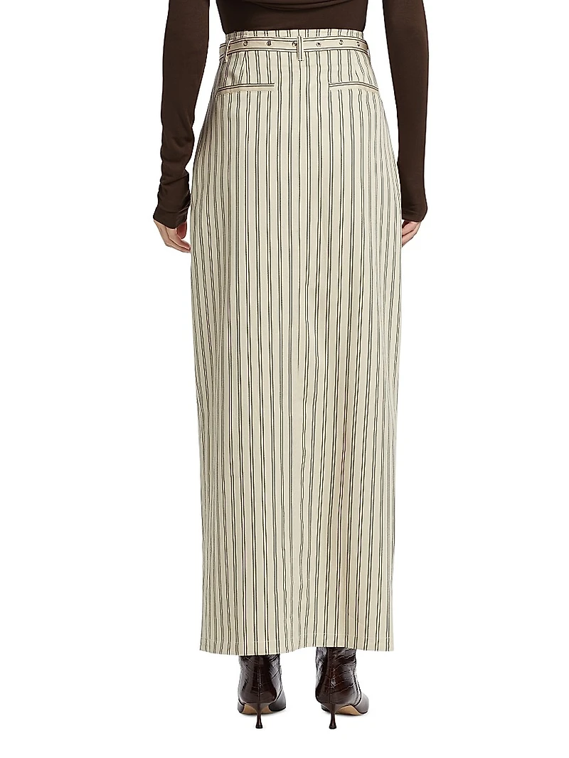 Ula Striped Maxi Skirt