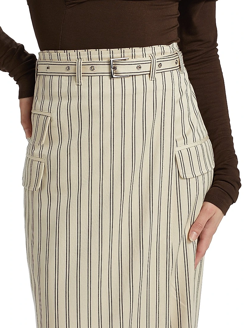 Ula Striped Maxi Skirt