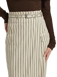 Ula Striped Maxi Skirt