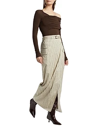 Ula Striped Maxi Skirt