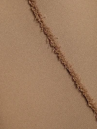 Liz Distressed-Seam Bustier Top