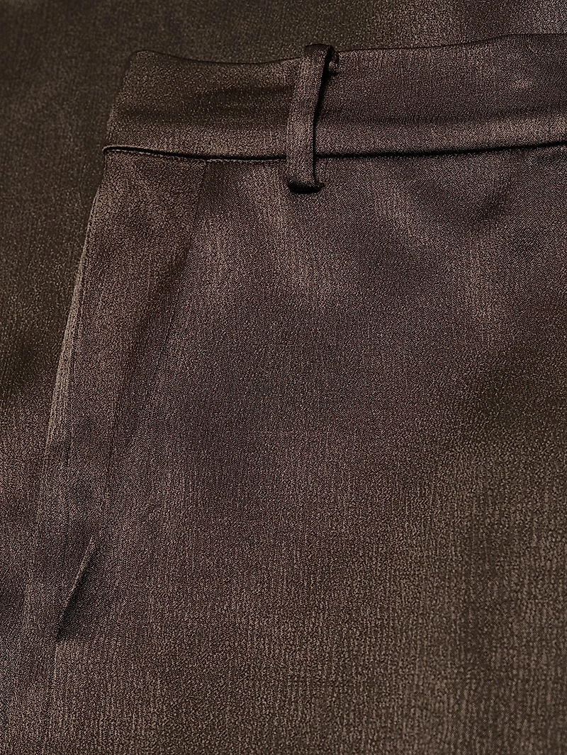 Pauline Satin Wide-Leg Pants