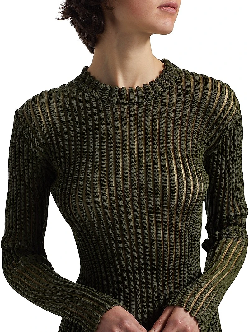 Skylar Ribbed Long-Sleeve Top