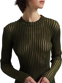 Skylar Ribbed Long-Sleeve Top