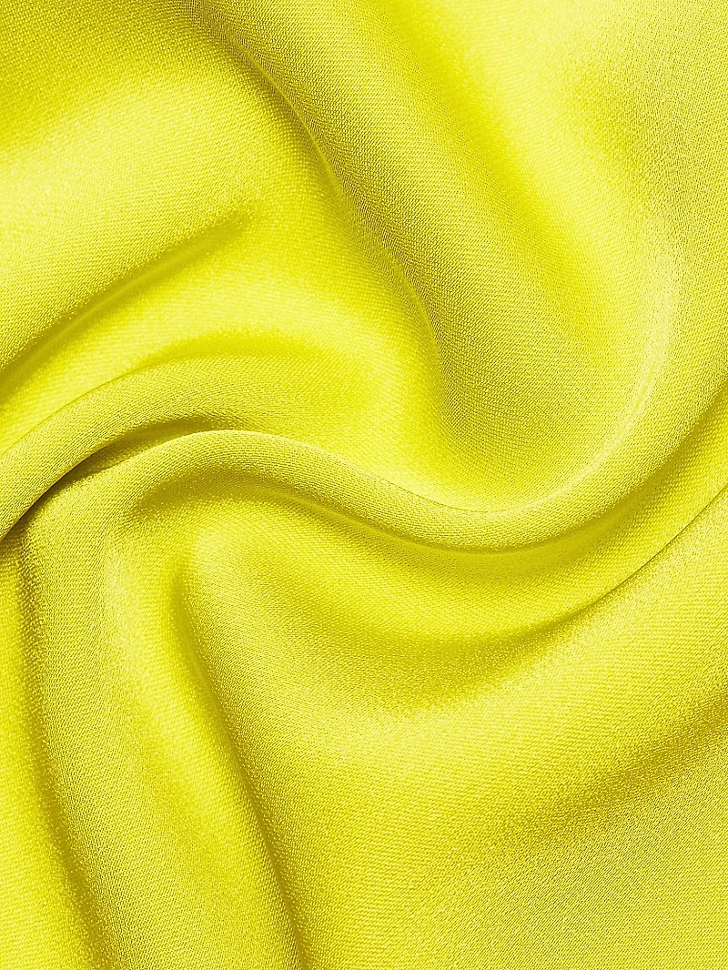 Cora Satin Long-Sleeve Blouse