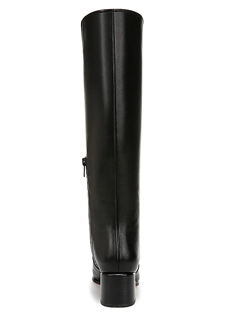 Arabel 50MM Wide-Calf Leather Boots