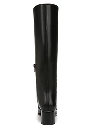 Arabel 50MM Wide-Calf Leather Boots