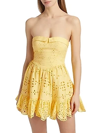 Adya Eyelet Minidress