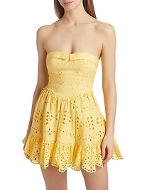 Adya Eyelet Minidress