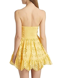 Adya Eyelet Minidress