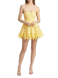 Adya Eyelet Minidress