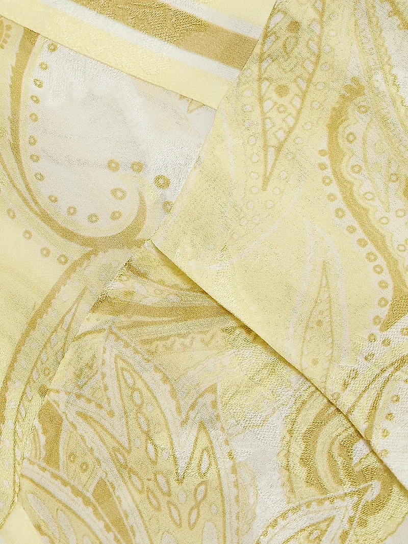 Fiza Paisley Jacquard Kaftan