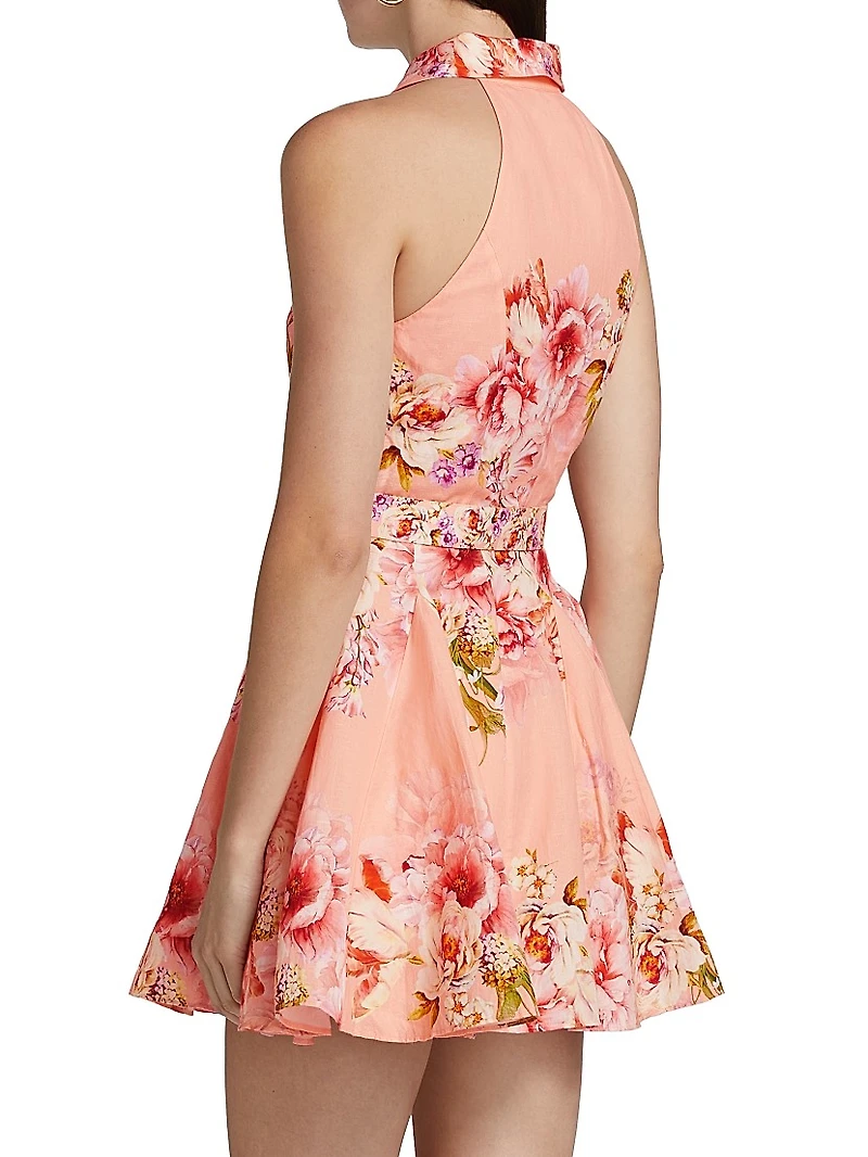 Kavi Floral Belted Minidress