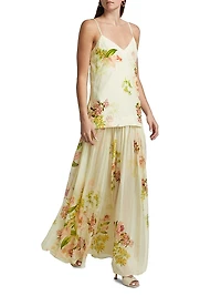 Aiva Floral Layered Maxi Dress
