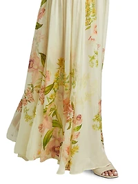 Aiva Floral Layered Maxi Dress