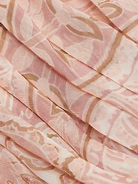 Fiza Ruffle Tie-Waist Minidress