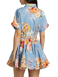 Saba Floral Belted Shirtdress