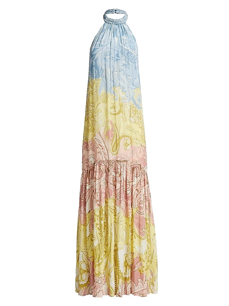 Fiza Paisley Maxi Dress
