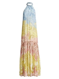 Fiza Paisley Maxi Dress