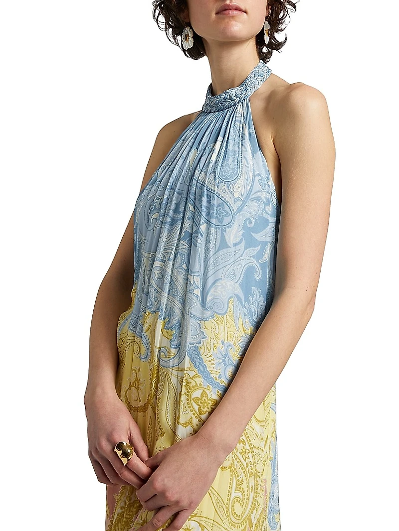 Fiza Paisley Maxi Dress