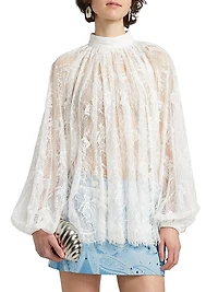 Adra Boho Lace Top