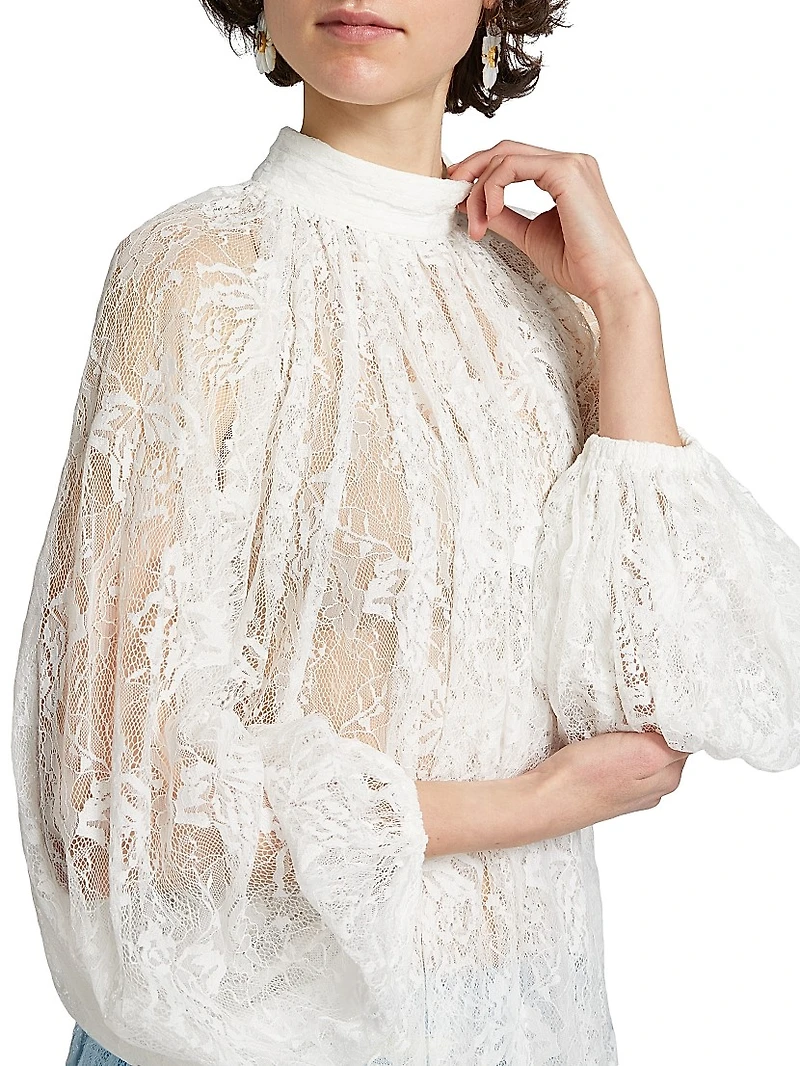 Adra Boho Lace Top