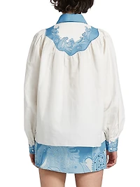 Fiza Embroidered Yoke Shirt