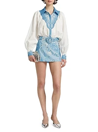 Fiza Embroidered Yoke Shirt