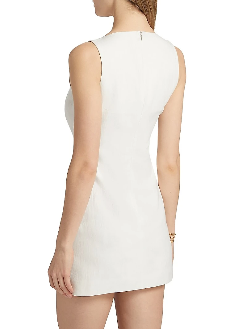 Amari Floral Embroidered Minidress
