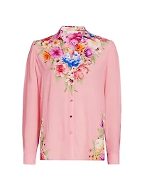 Madeline Floral Print Relaxed Blouse