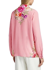 Madeline Floral Print Relaxed Blouse