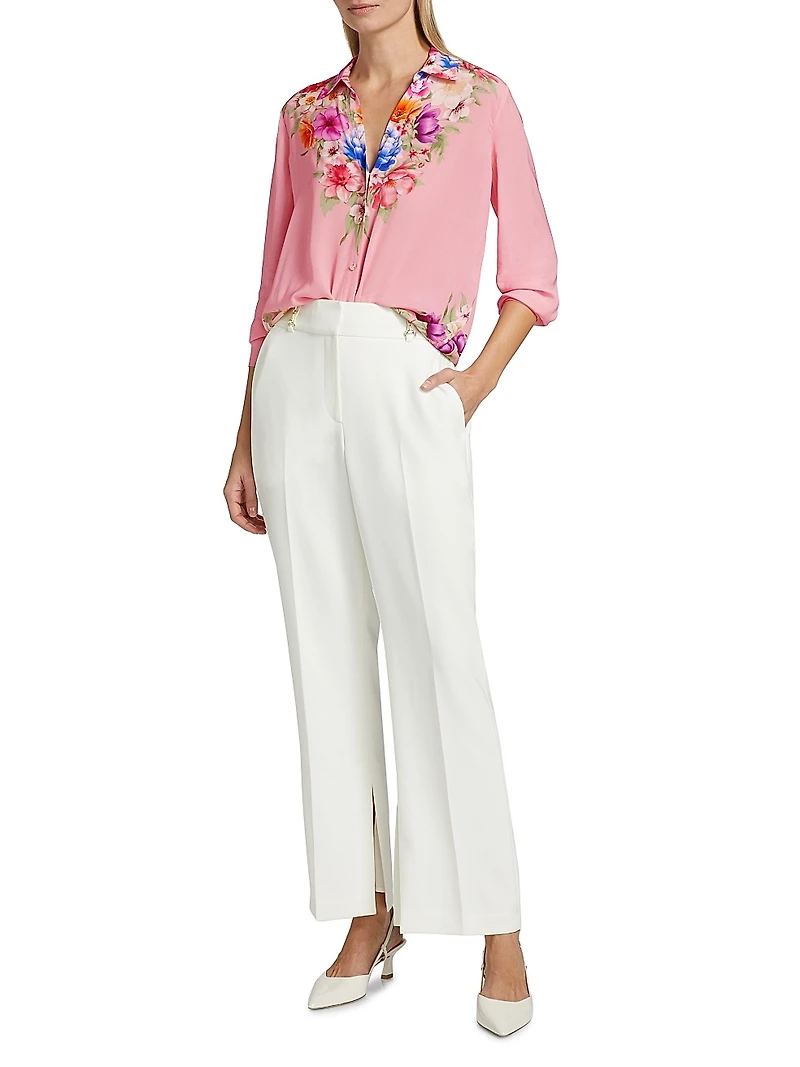 Madeline Floral Print Relaxed Blouse