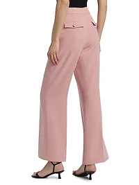 Tanner Stretch Straight-Leg Trousers