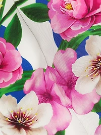 Arminta Scallop Floral Print Blouse