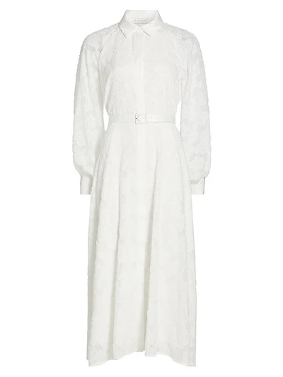 Kassiani Lace Long-Sleeve Midi-Shirtdress